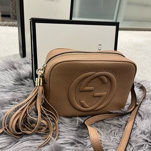 Authentic- GUCCI Soho Disco Purse (Beige discontinued)